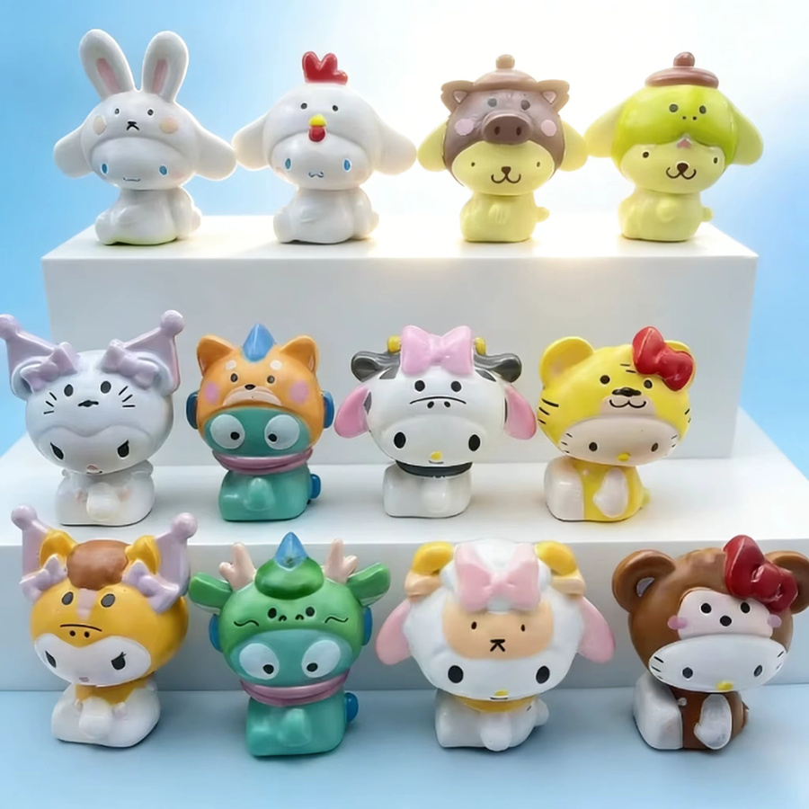 Sanrio Katzen-Tierkreis-Talisman-Serie Blindbox-Figur, Einzelfigur - Bild 4
