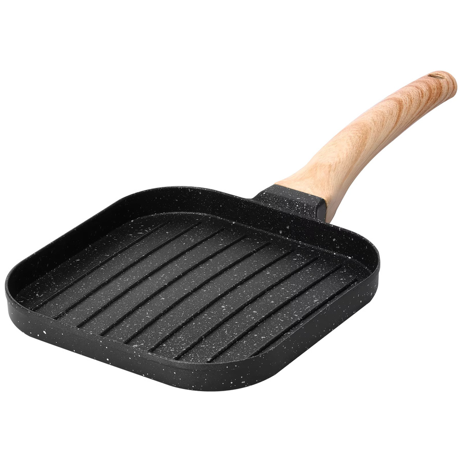 Antihaftbeschichtete Keramik Pfanne in Schwarz für Eier, Pfannkuchen und Steak - Bild 5