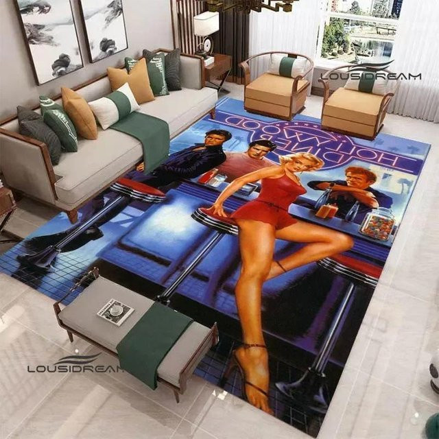 ZbrFourteen Marilyn Monroe Teppich, Mehrfarbig, B/B: 60 x 90 cm, Rutschfest und Waschbar - Bild 1