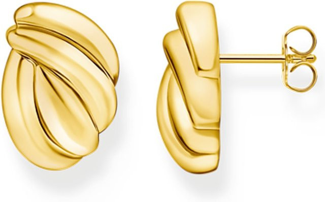 Thomas Sabo Ohrstecker, 925 Silber, vergoldet, Damen - Bild 1