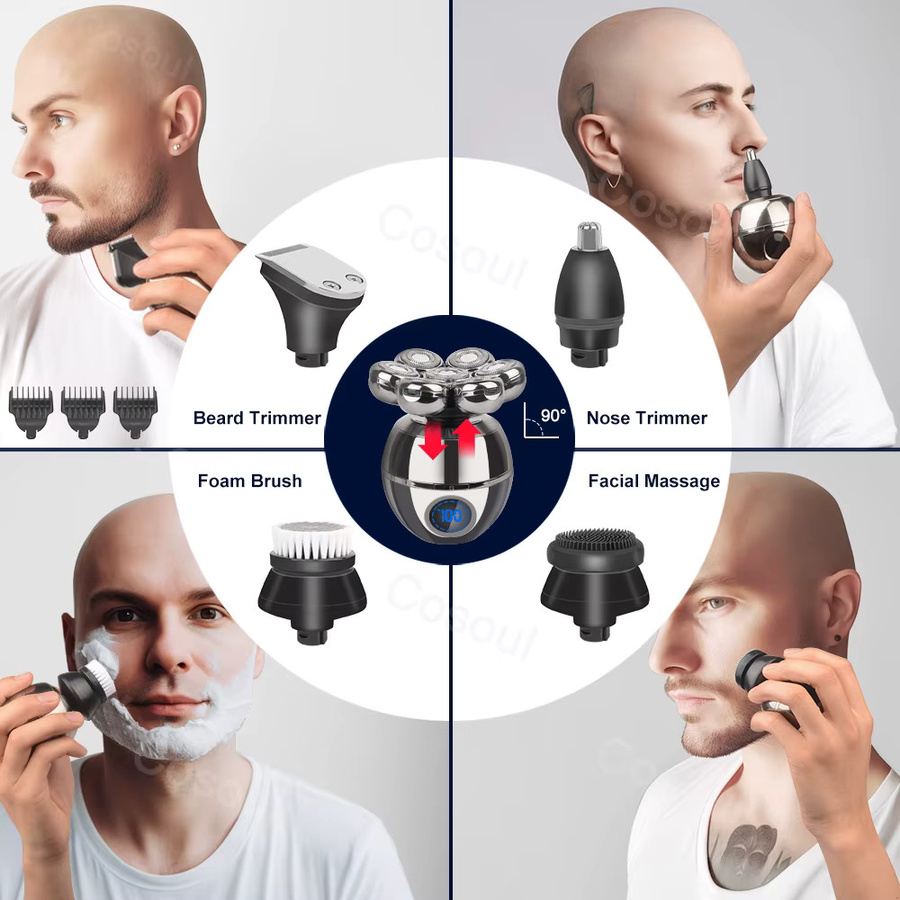 COSOUL Elektrorasierer 5-in-1, Silber, Herren - Bild 5