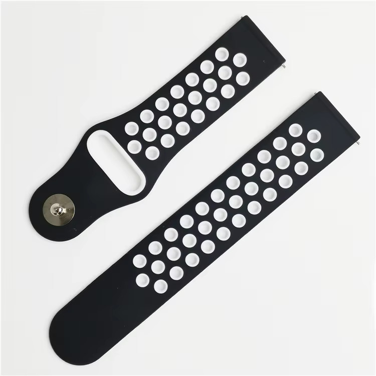 Xiaomi Uhrenarmband Silikon, 20/22mm, Schwarz - Bild 6