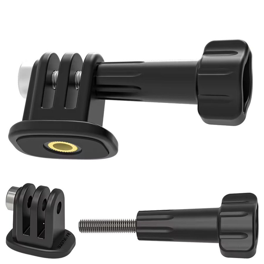 Sunnylife 1/4-Zoll-Schraubadapter als universelle Kamerahalterung für DJI OSMO Action 5 Pro 4 3, Pocket 3 und Insta360 Ace Pro 2 X4 X3 in Schwarz - Bild 1