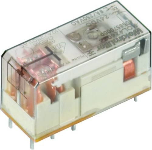 Weidmüller RCL425012 Steckrelais 12 V/DC 8A mit 2 Wechstern, 20 Stück, transparent - Bild 1