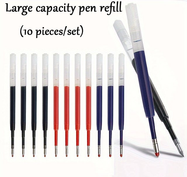 10 Packungen G2 Kugelschreiber Refill-Module mit 424 Tintenminen, 0,5 mm Stiftkern, Länge: 9,9 cm, Farben: Blau, Schwarz, Rot und Multicolour - Bild 1