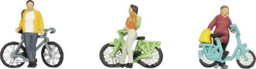 NOCH Fahrradfahrer, Fertigmodell, Kunststoffmodell, handbemalt, stehend, 1:87 - Bild 1
