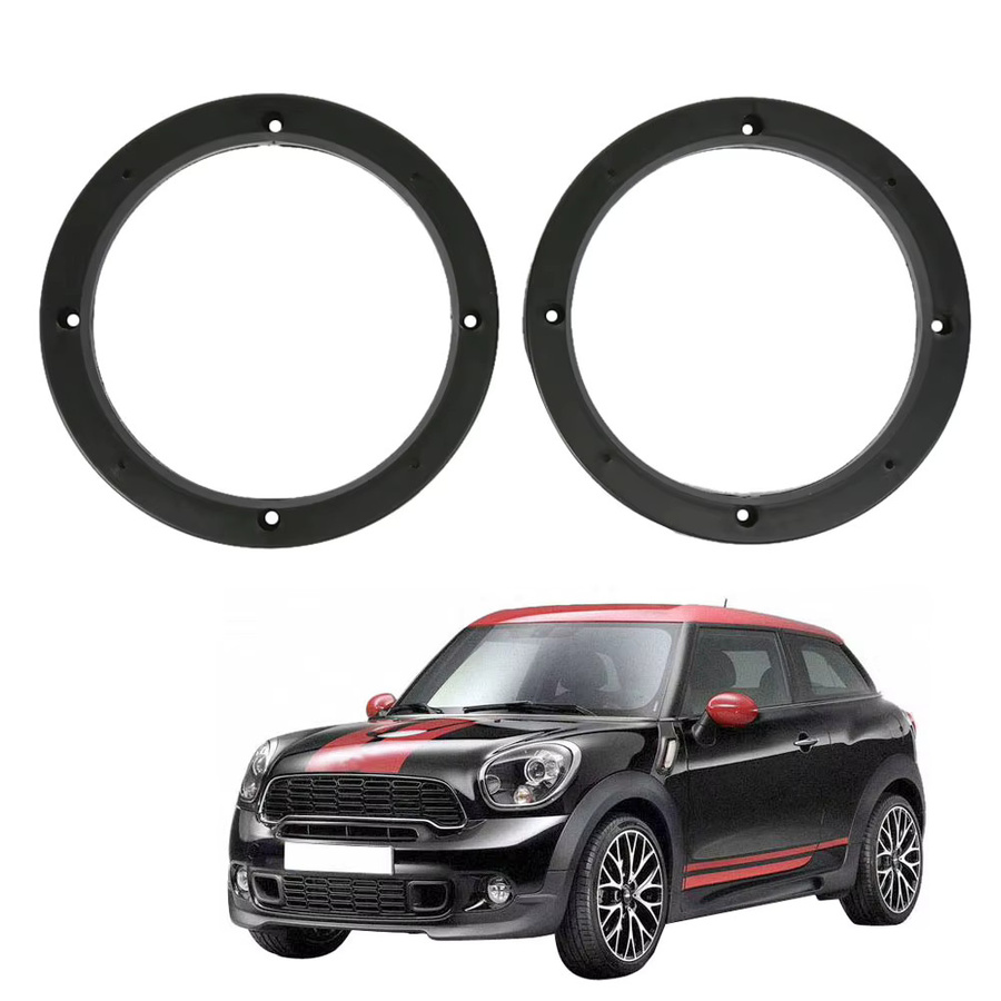 Universeller 6,5 Zoll Auto-Lautsprecher Abstandshalter Adapter mit abgeschrägter Form in Schwarz - Bild 2