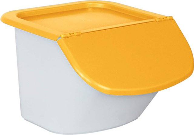 BRB Zutatenspender und Vorrats-Container mit Abfallsammler in Orange, 15 l - Bild 1