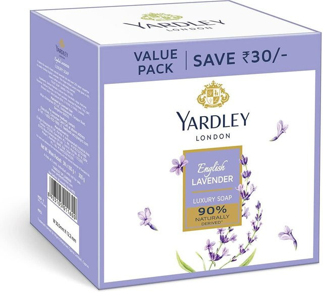 Yardley London Seife Lavendel, 3 x 100 g, Unisex - Bild 1