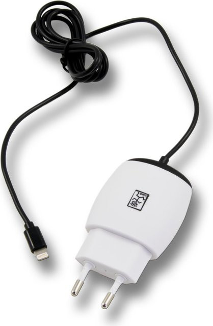 2GO Ladegerät für Mobilgeräte mit USB-A und Lightning in Weiß - Bild 1