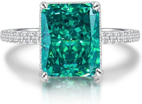 YIRAN Jewelry Verlobungsring 925 Silber, Zirkonia, Damen - Bild 1