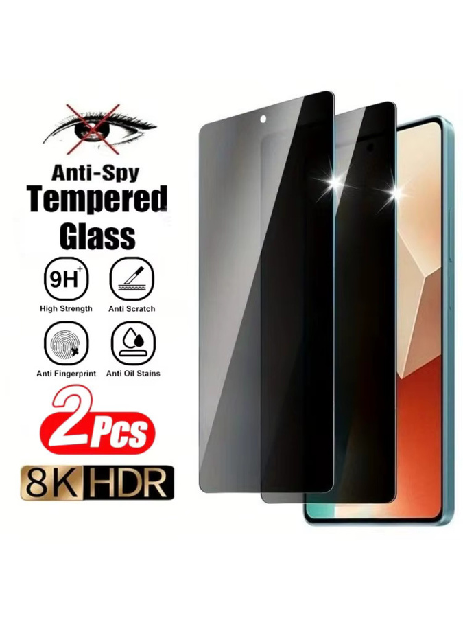 2 Stück Xiaomi Anti-Spionage Hartglas Displayschutzfolie für Redmi Note 14 5G 13 12 11 Pro 14S 12S 11S 15C 14C 13C 12C 10A 9A - Bild 4