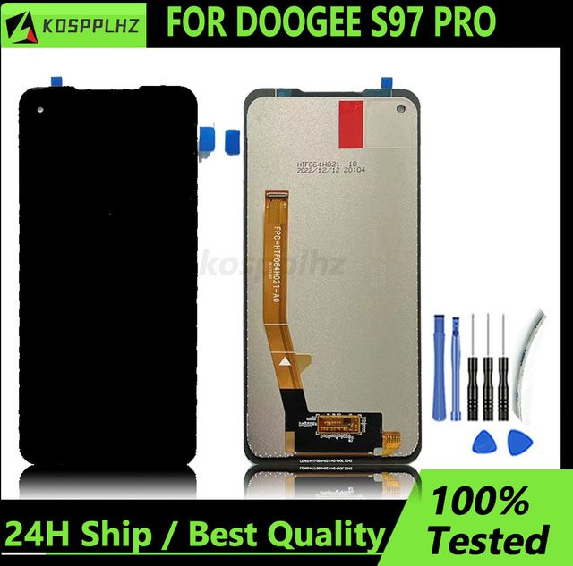Doogee S97 PRO LCD Display mit Touch Screen Digitizer Ersatzteil in Schwarz - Bild 1