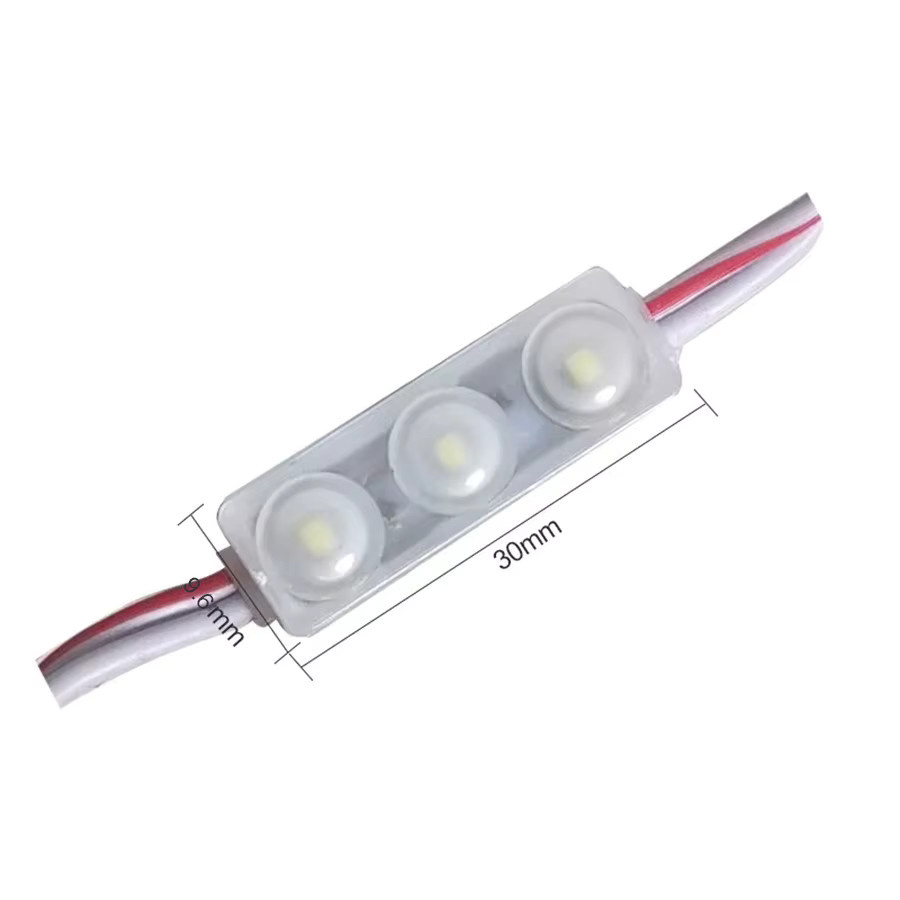 20 Stück JOYLIT DC 12 V LED-Module 2835 SMD mit Linse, kühles Weiß 6500 K, wasserdicht IP67 für Hintergrundbeleuchtung und Schilderbeleuchtung - Bild 2