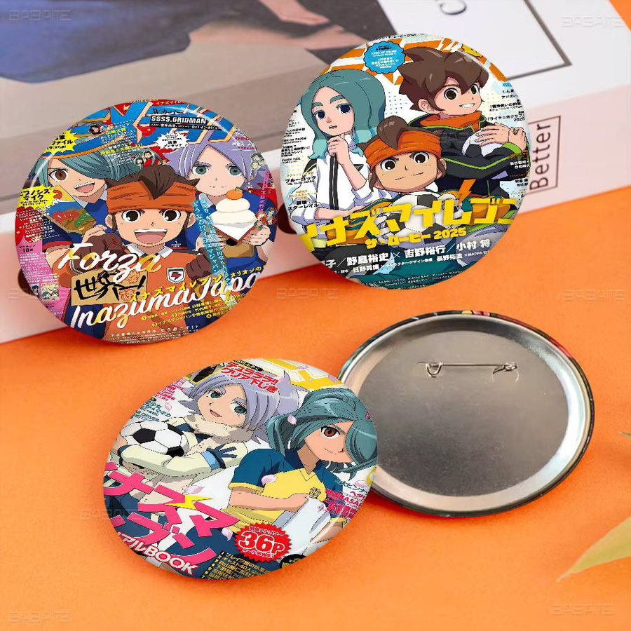 Anstecknadel Inazuma Eleven, Weißblech, Unisex - Bild 4