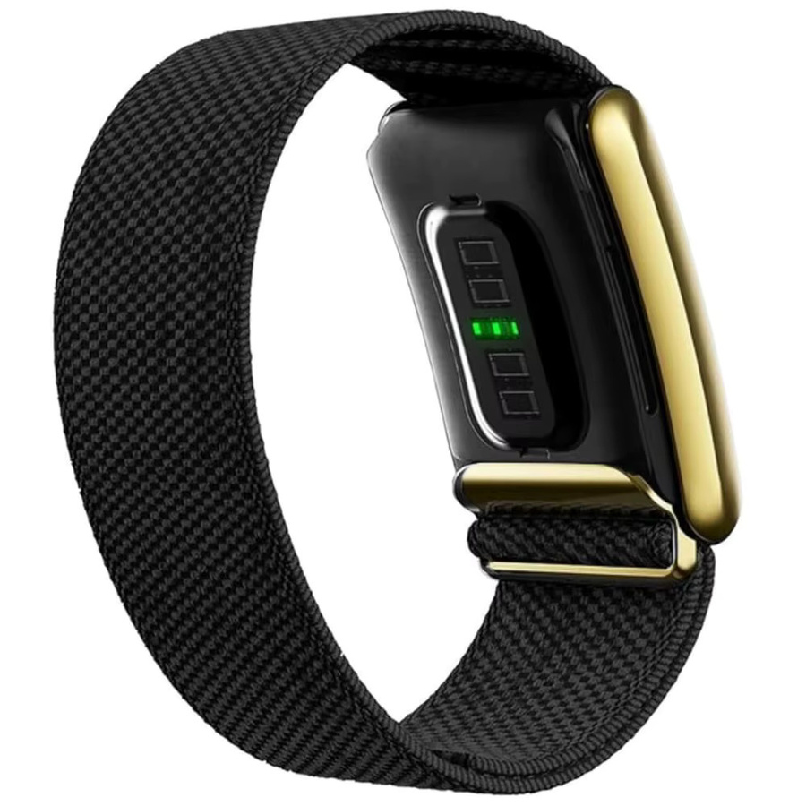 SZKOSTON Elastisches Nylon-Sportarmband für Whoop 5.0/MG Fitness-Tracker in Schwarz - Bild 3