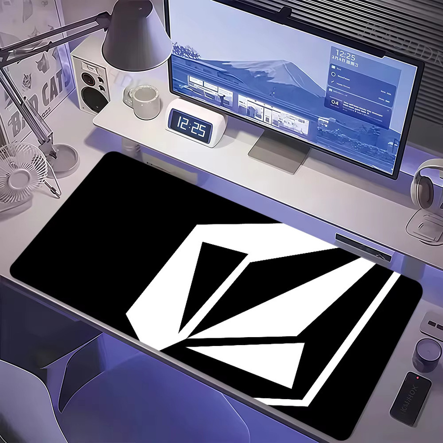 Volcom Mauspad Schwarz rutschfest und verdickt mit Lockedge-Design für Gaming und Büro - Bild 2