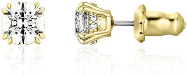 Swarovski Stilla Constella Ohrstecker, Kristall, Gold, Damen, beige - Bild 1