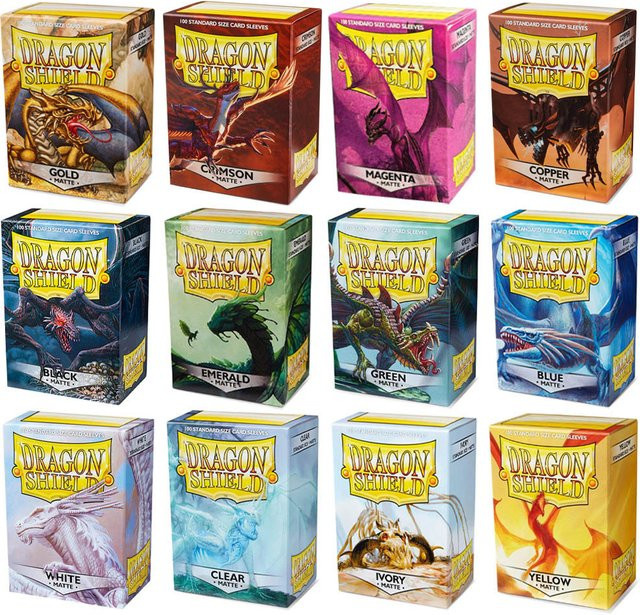 Dragon Shield Karten Ärmeln, Matte Karten Abdeckung, 100er Set - Bild 1