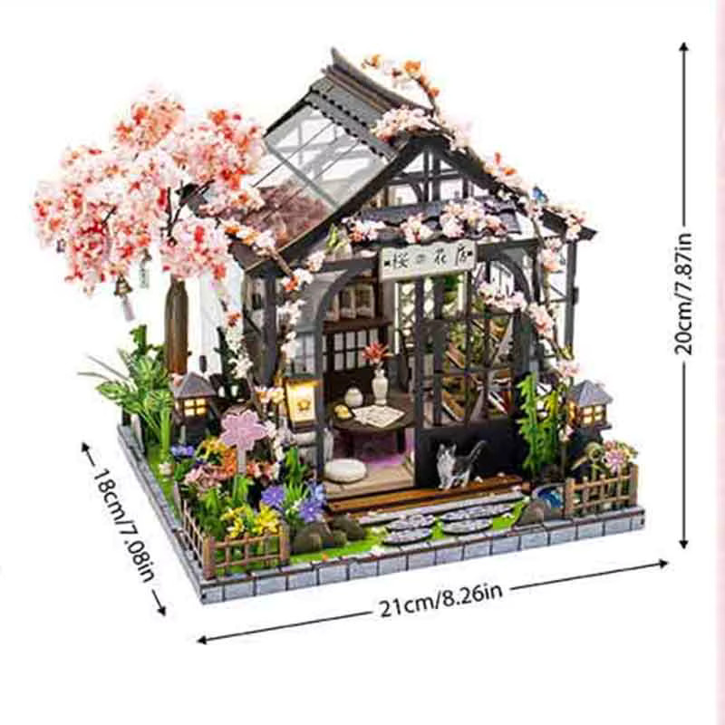 StartCabin DIY Puppenhaus-Set mit Miniatur-Möbeln als handgefertigter Modell-Bausatz in Multicolor - Bild 2