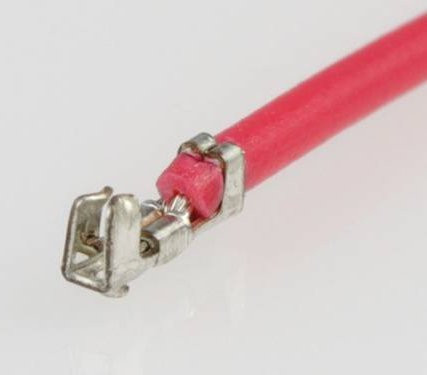 Molex Crimpkontakt mit Litze 2149212225 in Rot und Gold - Bild 1