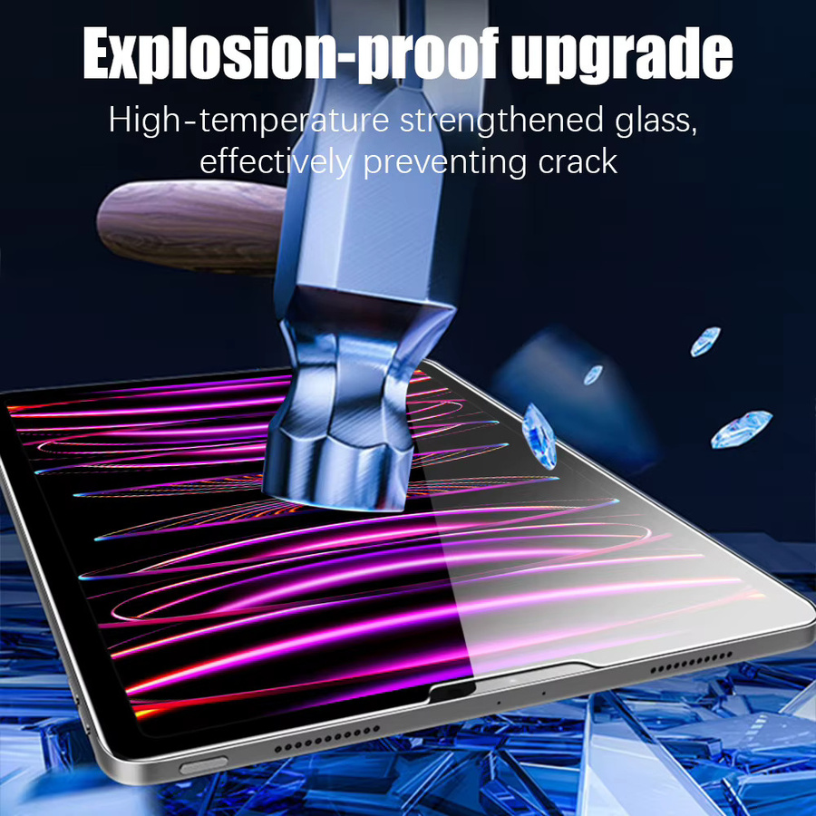 Transparentes gehärtetes Glas als Displayschutz für Apple iPad Pro 12,9 Zoll der 1. bis 6. Generation - Bild 4