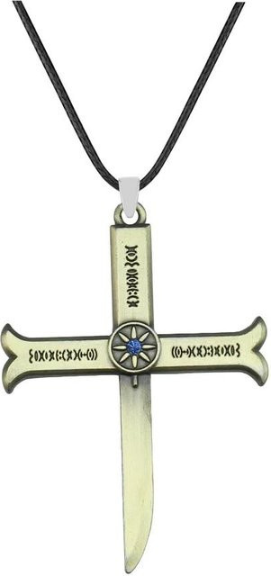 YiYuYiHua Halskette, Edelstahl, Gold, Unisex - Bild 1