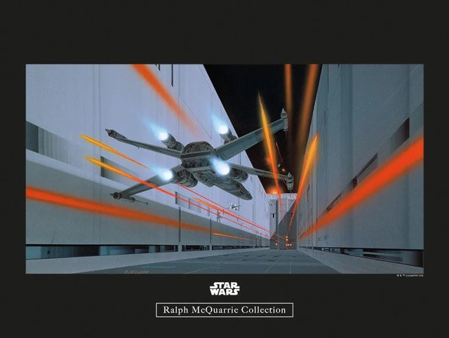 Komar Wandbild Star Wars Trench Paper Poster Multicolor B: 40 cm, H: 30 cm - Bild 1