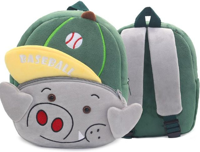 Kidsly Kinderrucksack, Plüschmaterial, Cartoon-Tierspiele-Serie, 2–4 Jahre - Bild 1