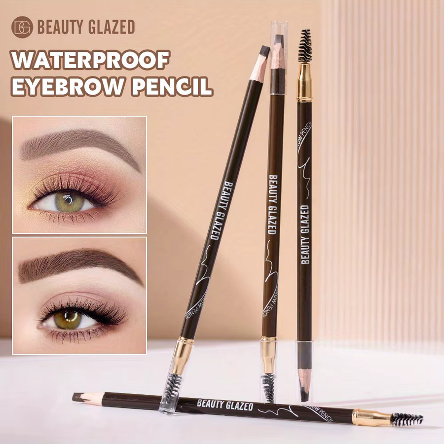 BEAUTY GLAZED Augenbrauenstift mit Pinseln, wasserfest, Doppelkopf - Bild 6