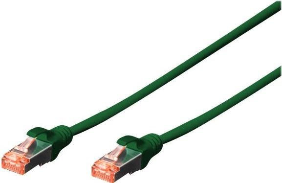 DIGITUS Professional Patch-Kabel CAT 6a RJ-45 auf RJ-45 SFTP PiMF Ethernet LAN grün 2,0 m (10er Pack) - Bild 1