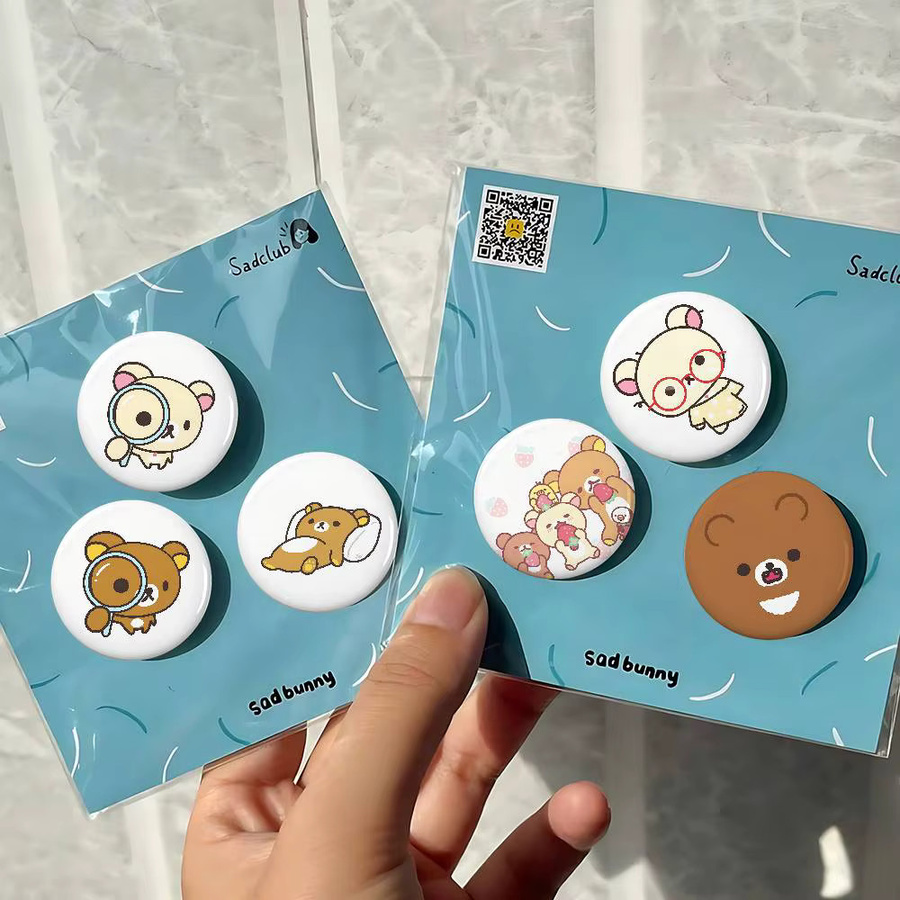 52TOYS Abzeichennadeln Rilakkuma, Cartoon - Bild 2