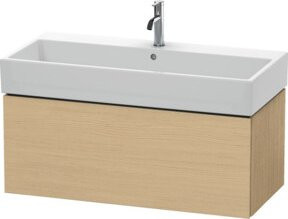 Duravit Waschtischunterschrank L-Cube wandhängend in Beige, B: 98,4 cm, T: 45,9 cm, H: 39,4 cm - Bild 1