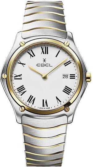 EBEL Armbanduhr Sport Classic, Quarz, Edelstahl, Weiß, 37 mm, Damen - Bild 1