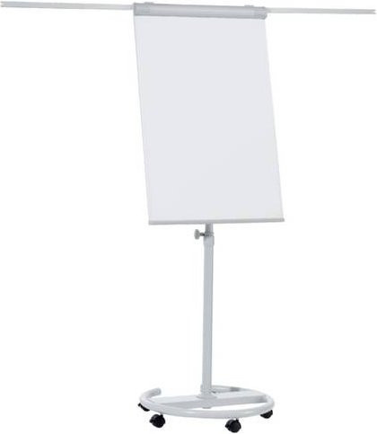 Franken Flipcharttafel ECO Mobile F2400/N, Whiteboard höhenverstellbar, B: 105 cm, H: 68 cm, Farbe: Weiß/Grau/Schwarz - Bild 1