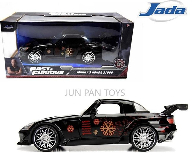 Jada Fast & Furious Johnny Tran Honda S2000, Metall-Druckguss-Spielzeugautos, mit Öffnenbaren Türen, Motorhaube und Kofferraum, ab 3 Jahre - Bild 1