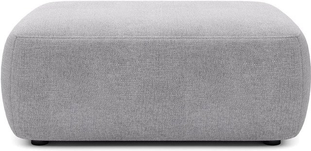 Sitzhocker Daviso Vente-unique in Hellgrau, B: 100 cm, H: 38 cm, T: 68 cm - Bild 1