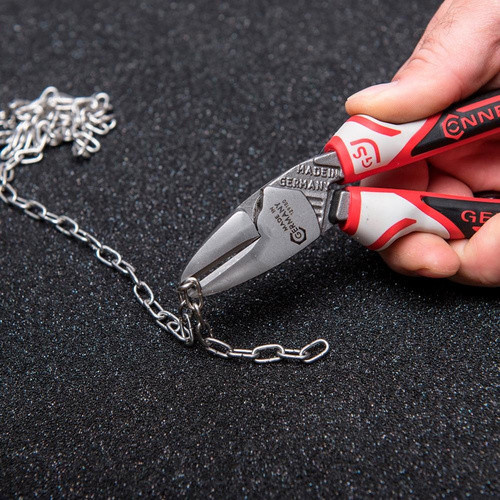 CONNEX Seitenschneider EvoCut gekröpft in Rot, Silber und Schwarz - Bild 2