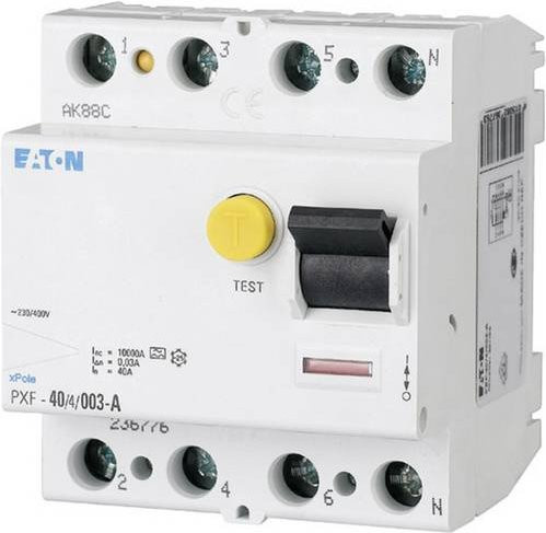 Eaton FI-Schutzschalter PXF-100/4/003-A 4-polig 100A 0,03A 400 V/AC in Weiß - Bild 1