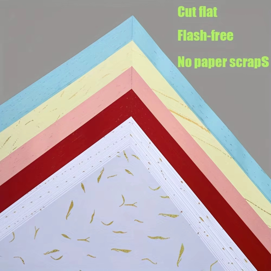 OBESTDA Goldseiden-Coverpapier A4, 200g, 30 Blatt, Gold, Glänzend, für Laser- und Tintenstrahldrucker sowie DIY-Einladungen - Bild 2