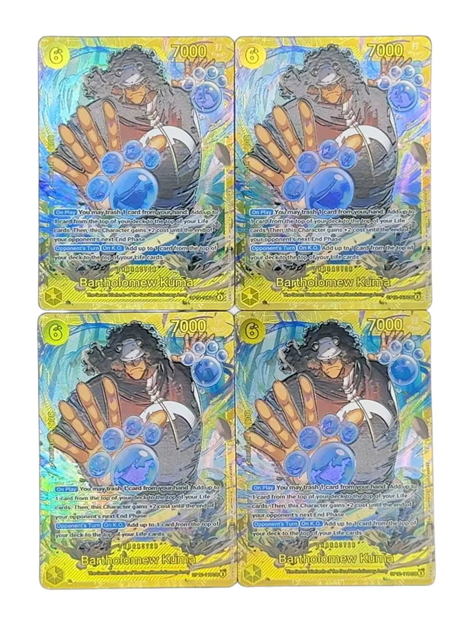 One Piece Bandai Bartholomew Kuma Karte, Englische Sammelkarten - Bild 5