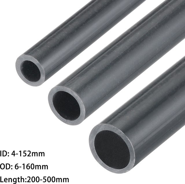 Dunkelgraues PVC-Rohr für Gartenbewässerung und DIY-Kabelhülsen mit einem Durchmesser von 6 bis 160 mm - Bild 1