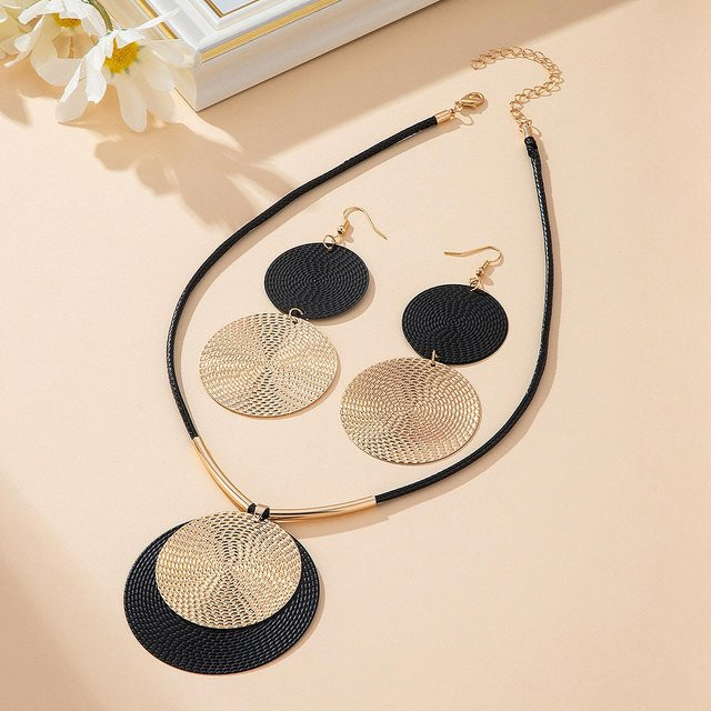MGB Schmuck-Set, Halskette, Creolen, Gold, Zinklegierung, Damen - Bild 1