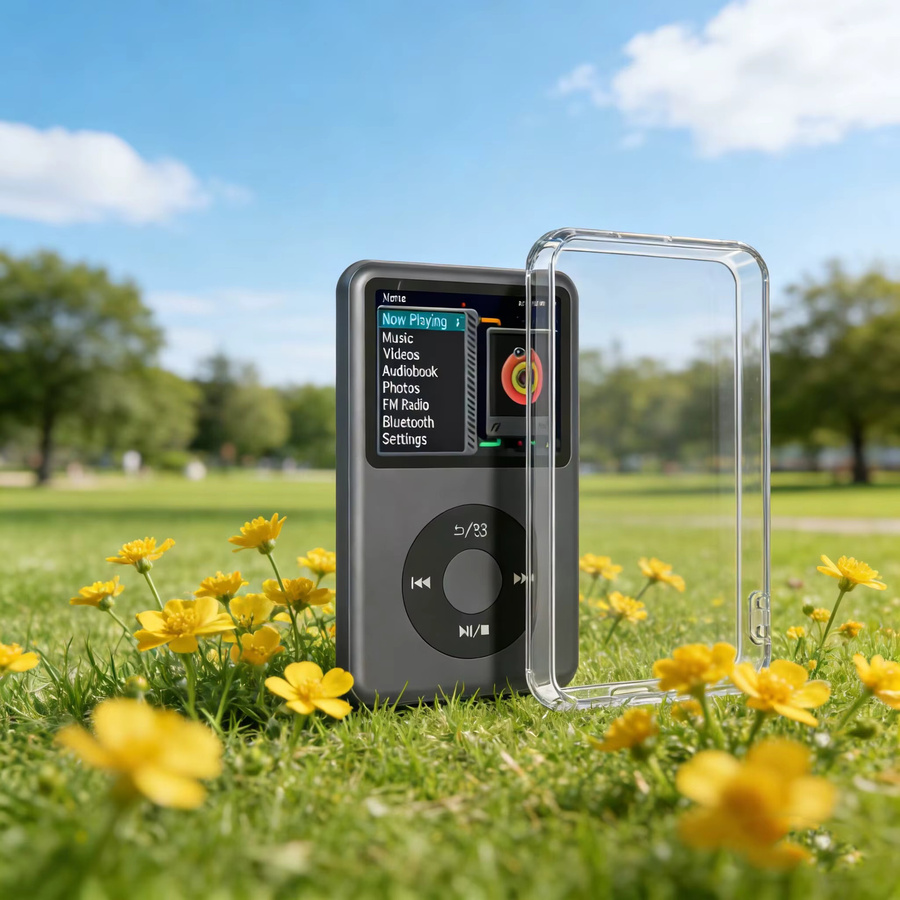Transparente Ultradünne TPU-Schutzhülle mit Kameraschutz für INNIOASIS Y1 128GB MP3-Player - Bild 3