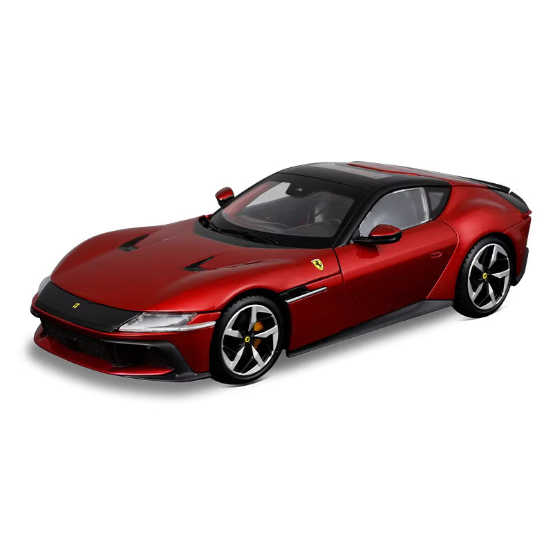Bburago Ferrari 12Cilindri Sportwagen Modell, 1:24, Metall, Rot - Bild 3
