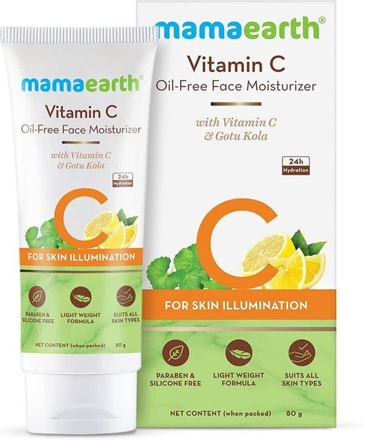 Mamaearth Vitamin C Gesichtscreme, 80g, Fettige Haut - Bild 1
