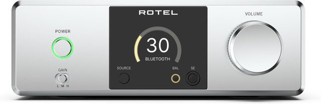 Rotel DX-3 Vorverstärker mit DAC-Modul, Bluetooth, Optisch und USB-C, Silber - Bild 1