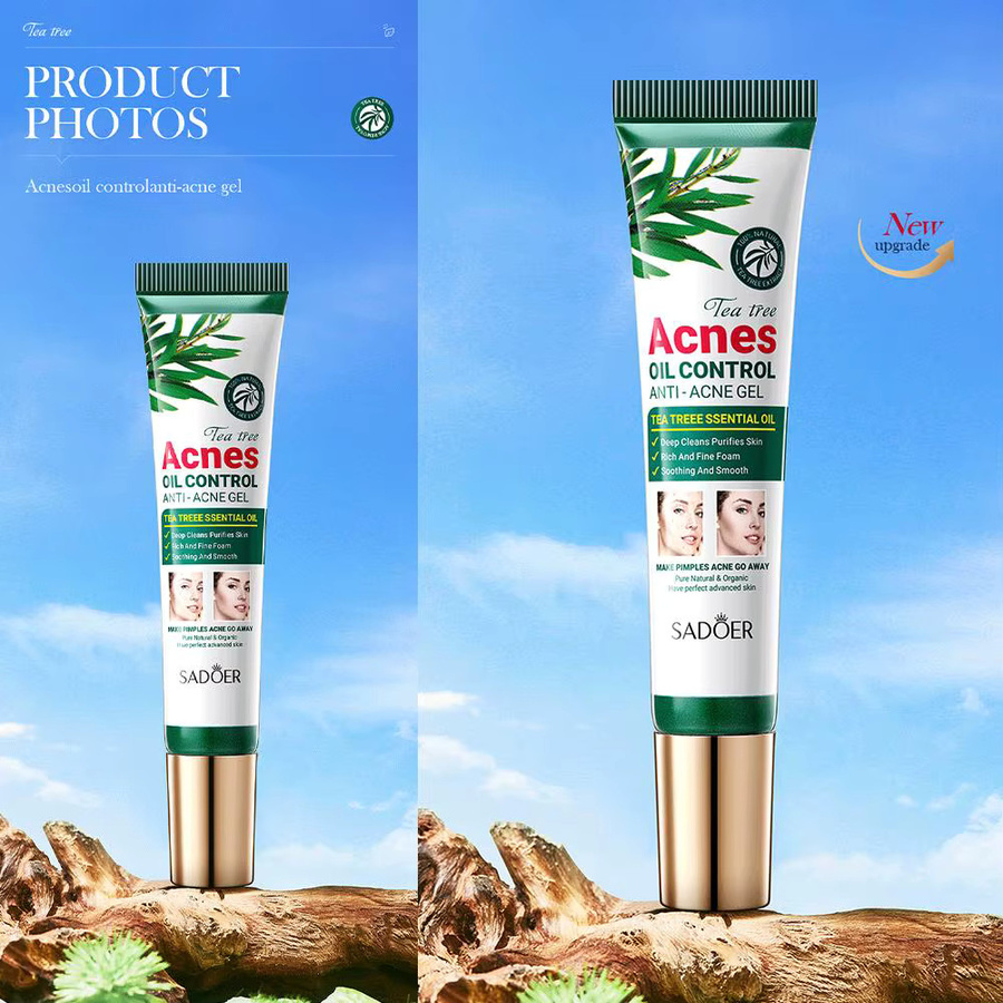 SADOER Teebaumöl Gesichtspflege-Creme für unreine Haut und Akne - Bild 3