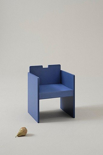 Jotex Kinderstuhl THRONUS in Blau mit lackierter Oberfläche - Bild 1