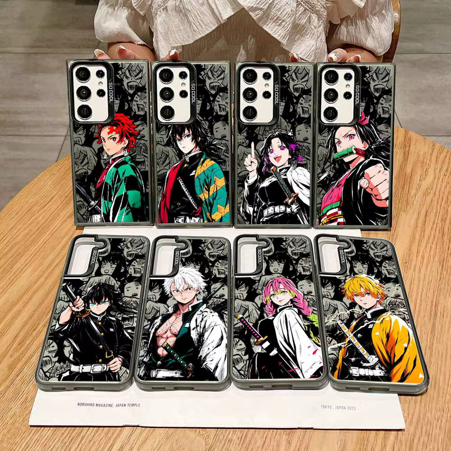 Demon Slayer Anime Handyhülle für Samsung Galaxy S26 S25 S24 S23 S22 S21 S20 FE Ultra Plus in Bunt - Bild 1